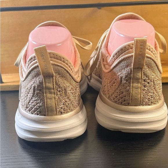 APL Techloom Phantom Women's Beige Knit Sneakers - Picture 4 of 6